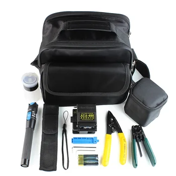 

Kit Fibra Optica FTTH with Fiber Cleaver and Fiber Optic Laser Source Pen Visual Fault Locator 1mw and Fiber Optique Stripper