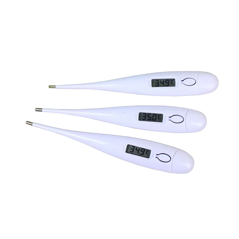 Home digital electronic thermometer baby temperature strap prompt function oral electronic