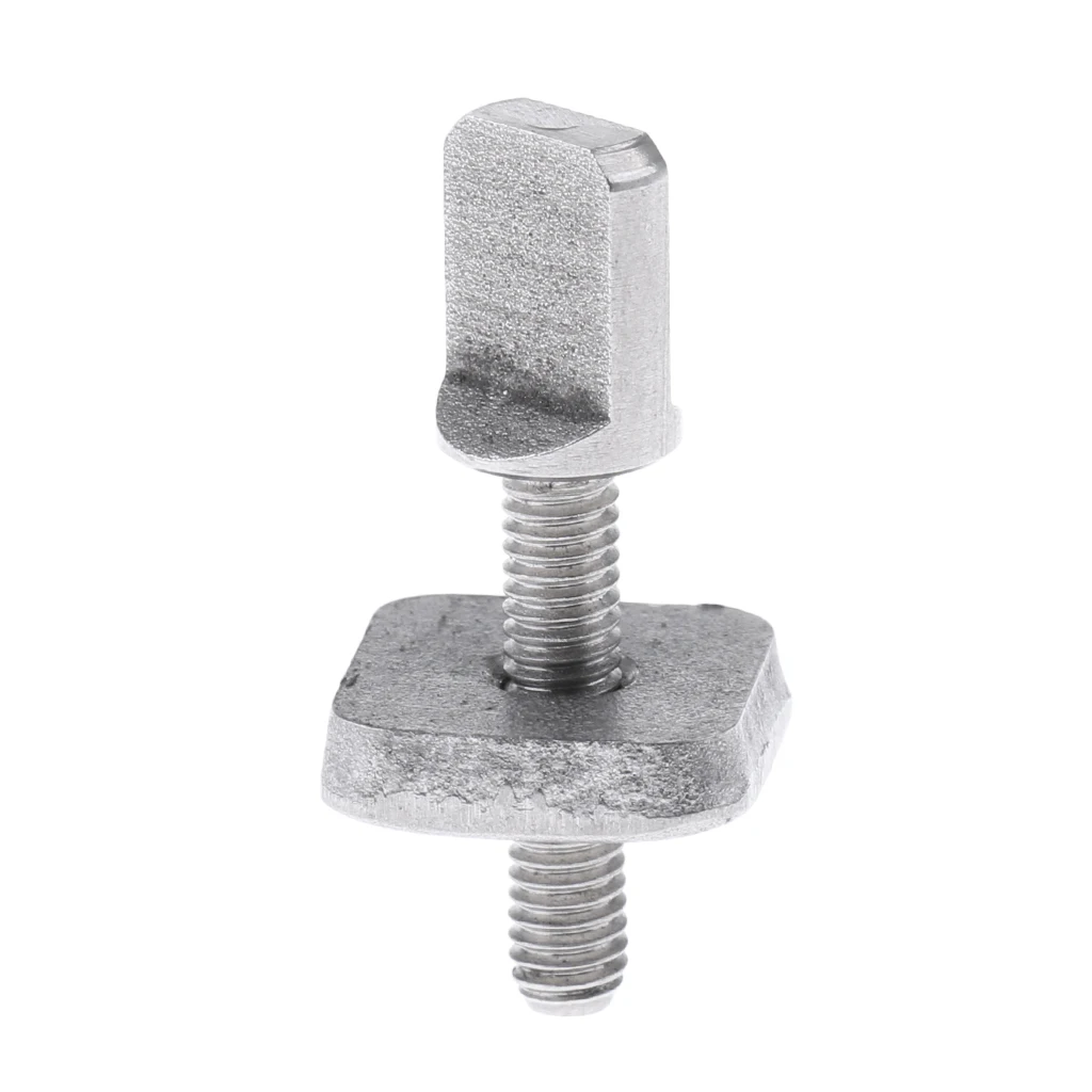 

304 Stainless Steel Silver Tone Fin Screw and Plate Set Tool for SUP Longboard Surfboard