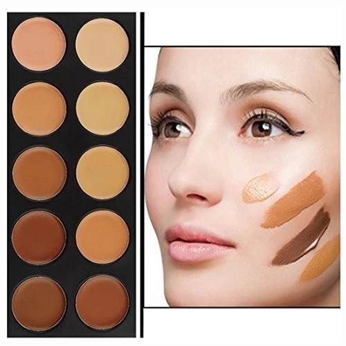

Waterproof private label cosmetic Makeup Concealer contour palette whitening cream make up concealer Powder repair 144pcs