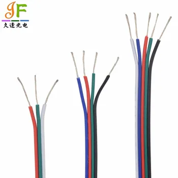

10M 2pin 3pin 4pin 5pin 22AWG Led Strip Cable Wire For 3528 5050 WS2812B RGBW Strip Light Extension Extend Wire CordConnector