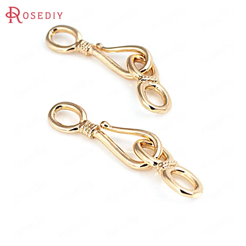 10 комплектов 22x4 мм 27x5 36x7 24K цвета шампанского золотистого латуни|diy jewelry accessories|jewelry