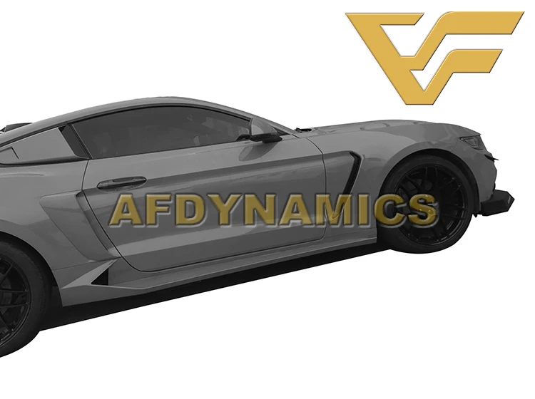 15-17 Mustang upgrade to AFD-LB боковые юбки ABS