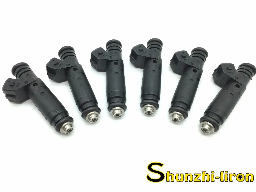 6 x Siemens Deka 60lb 650cc High Performance Fuel Injector with EV1 Connector