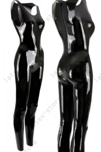 

Latex Gummi Rubber Cup crotchless Catsuit Unitard Romper customized 0.4mm