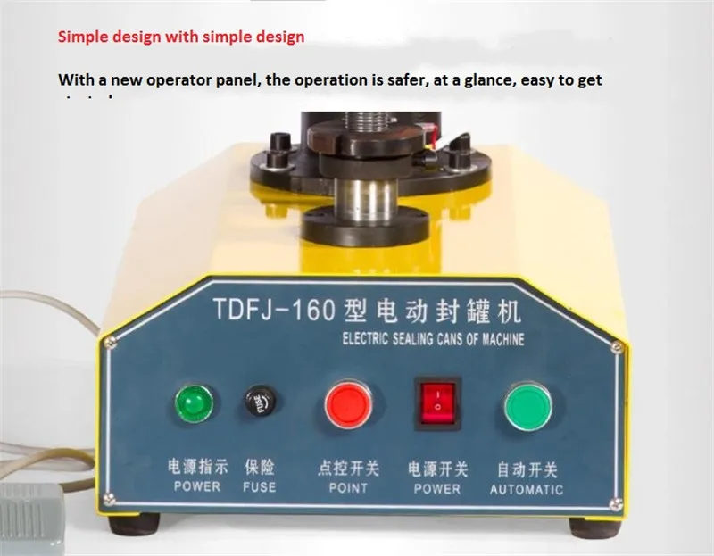 Электрические банки покрывая прибор, сварочная машина ручная машина для домашнего консервирования банок закаточной машины