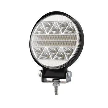 

102W 4 inch Round Strobe Flashing LED Work Light Bar Offroad Driving Fog L