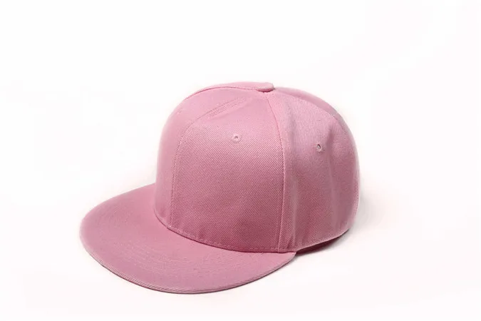 Snapback оберточная Стеклопластиковая Регулируемая Мужская и женская кепка уличная Snapback пустые простые бейсболки gorra snap back - Цвет: pink