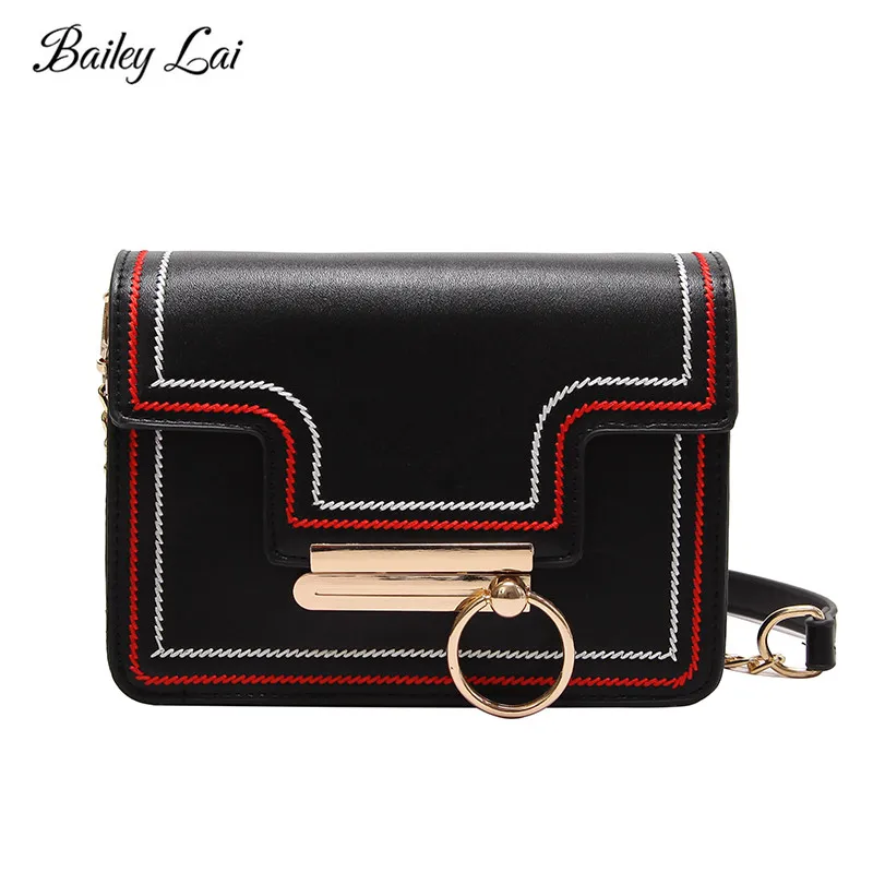 

BAILEY LAI Women's Fashion PU Leather Mini Flap Casual Chain Shoulder Bags Crossbody Bags for Girls Messenger Bags Sling bag