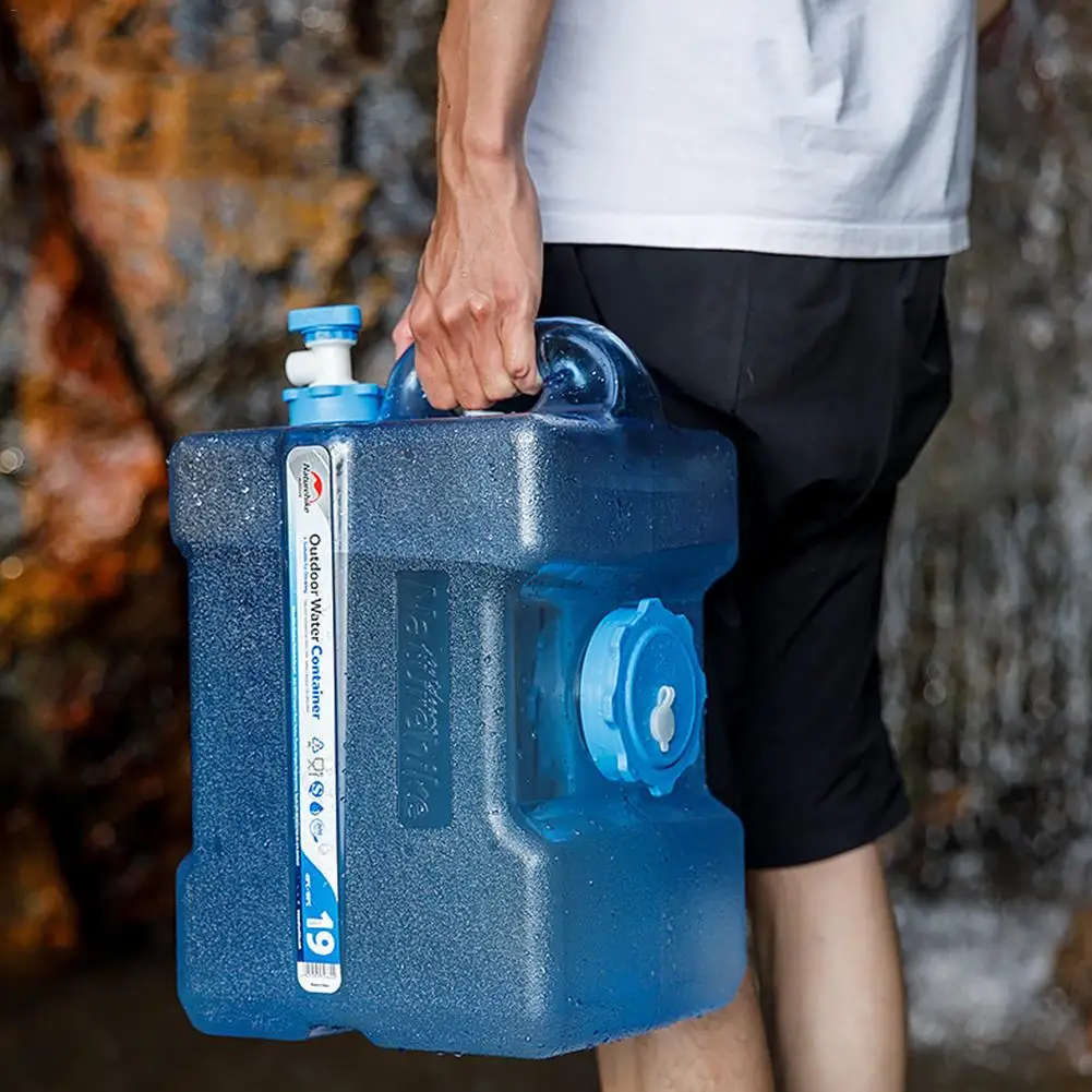 12L Car Water Container PC Thickened with Faucet Portable Camping Water Container for Camping Hiking Climbing Backpacking