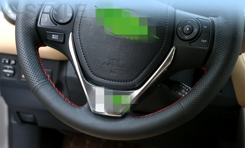 Для Toyota RAV4 RAV 4 2016 2017 автомобильные хромированные аксессуары из АБС пластика