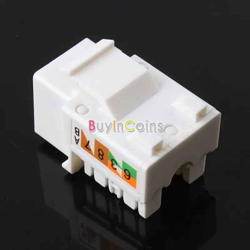 1 шт. cat5e 110 удар Подпушка keystone jack RJ45 CAT5 сети #53046