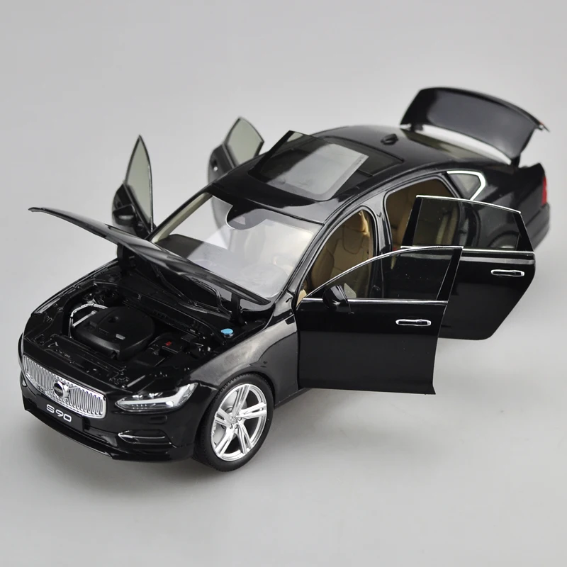 1/18 Volvo S90 T5 литая под давлением Металлическая Модель автомобиля игрушки для детей рождественские подарки коллекция игрушек оригинальная коробка