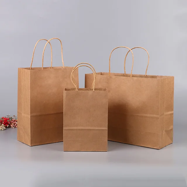 10pcs 21x15x8cm multi color paper bag with handles DIY Multifunction ...