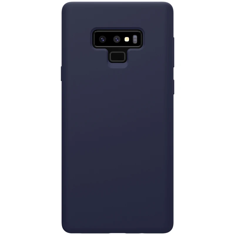 Защитный чехол Nillkin Flex Pure для samsung Galaxy Note 9 мягкий жидкий силиконовый резиновый противоударный чехол для телефона s для samsung Note 9 - Цвет: Blue