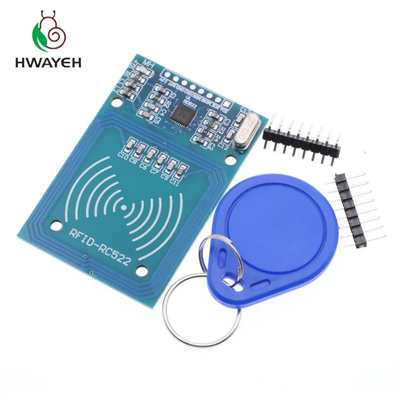 RFID модуль RC522 наборы S50 13,56 МГц 6 см с тегами SPI записи и чтения для arduino uno 2560