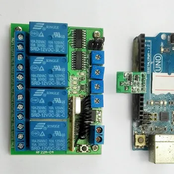 

433M Wireless transmitter module Remote Control UART PC USB RF Wireless Relay Controller PT2262 MCU
