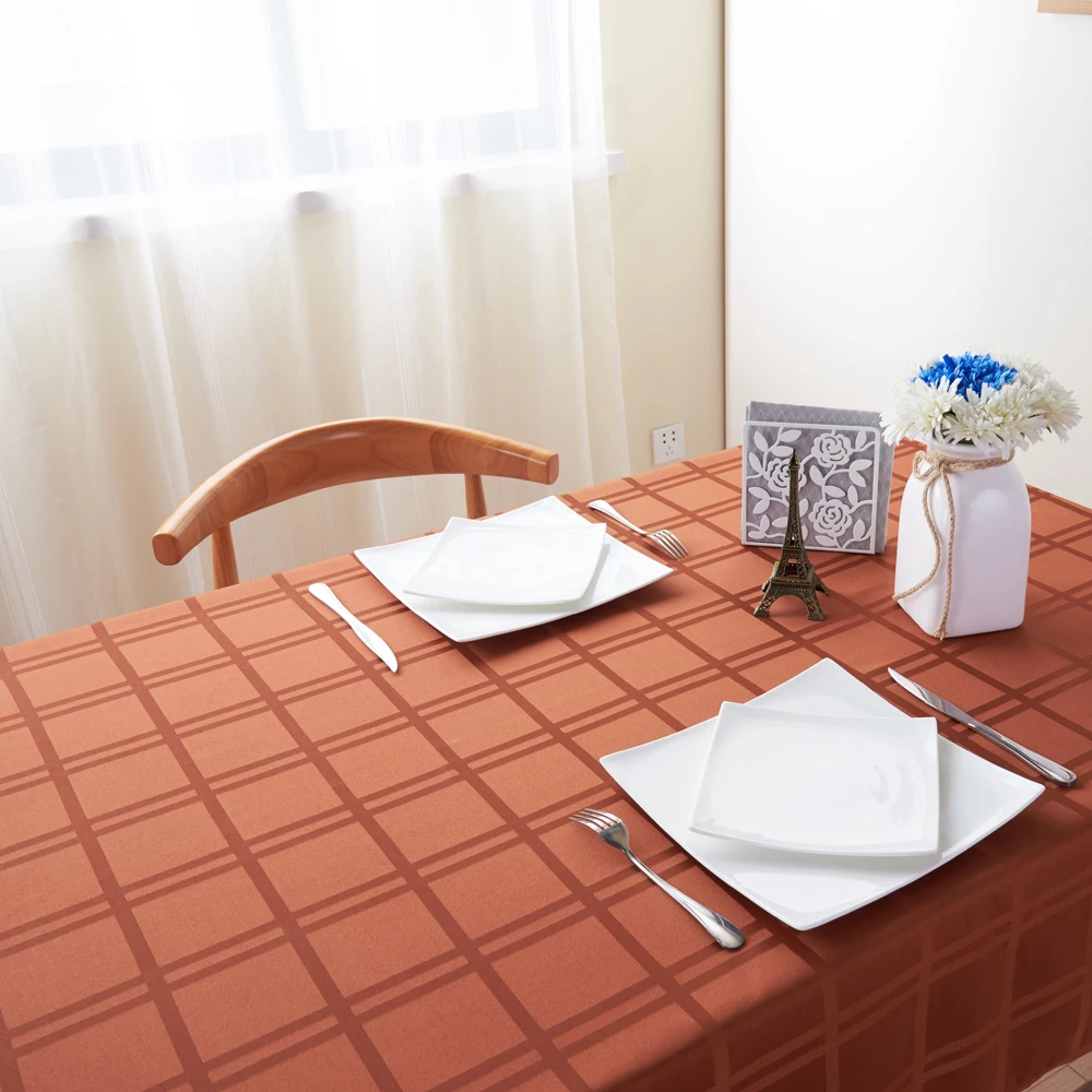 tablecloth waterproof oilproof striped printed simple style for home