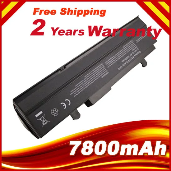 Goedkoop 7800mAH Zwarte Laptop batterij Voor Asus Eee PC VX6 1011 1015 1015 P 1015PE 1016 1215N 1215B A31 1015 A32 1015 AL31 1015 PL32 1015