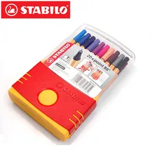 Подлинный 20 цветов Stabilo Point 88 микрон лайнер ручка Эскиз Маркер Набор 0,4 мм ультра-тонкий Микрон ручка рисовать лайнеры товары для рукоделия 8803