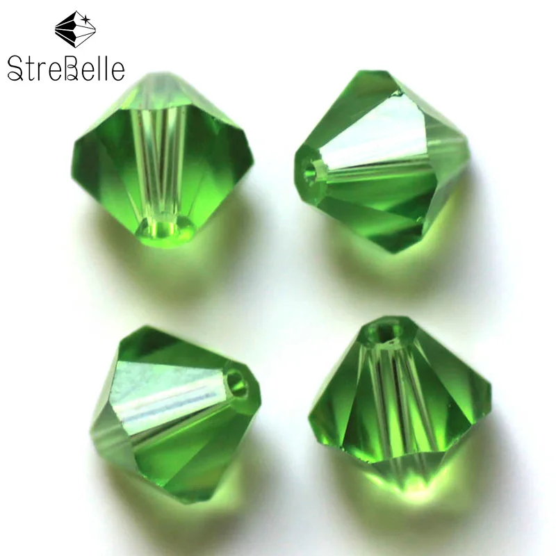 

AAA1-1 Crystal Balls 4MM 5mm 6MM 8MM 10MM Bicone Shape Facets Crystal Beads Football Fashion Jewelry