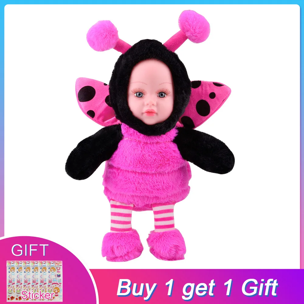 

UCanaan 14.9Inch/38CM Plush Stuffed Toys Small insect Doll for Children Kawaii Soft Little Bee Best Birthday Gifts As Surprise