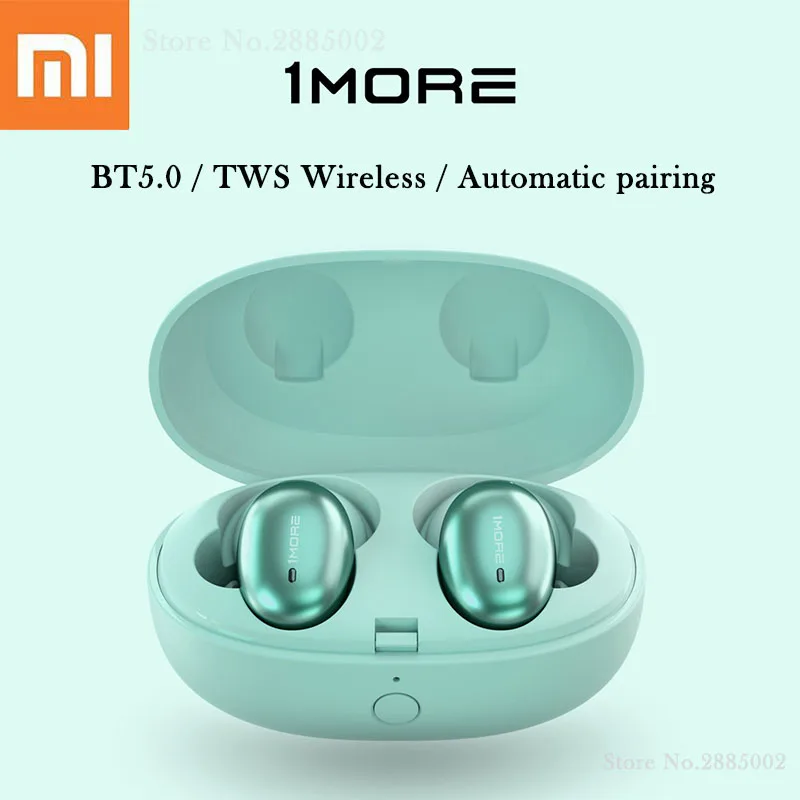 

Xiaomi 1MORE E1026BT True Wireless Earphones TWS Headsets Bluetooth 5.0 Automatic Pairing Support AptX ACC In-Ear Sport Earbuds