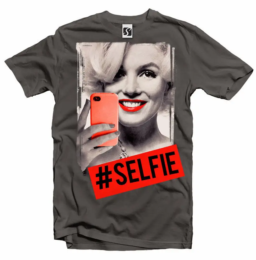 Exclusive Men's T-Shirt - Selife Marilyn Monroe Design (SB351) Cool Casual pride t shirt men Unisex New Fashion tshirt Loose | Мужская