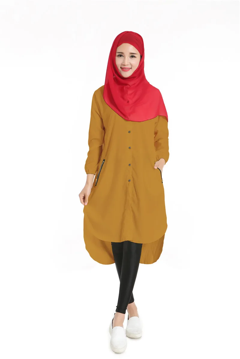 Новая женская мусульманская свободная футболка Макси короткое платье кафтан одежда платье Абая джилбаб