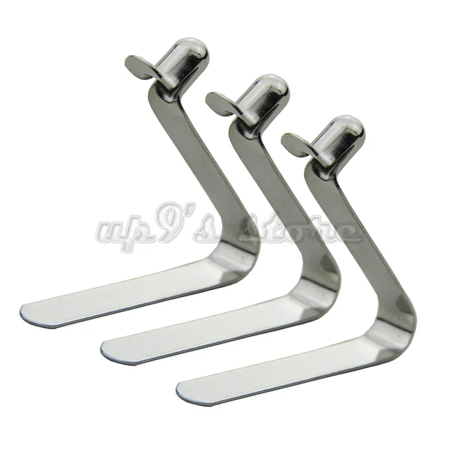 Seafard 6X 8mm Stainless Steel Kayak Paddle Awning Tent Pole Spring Snap Button Clip