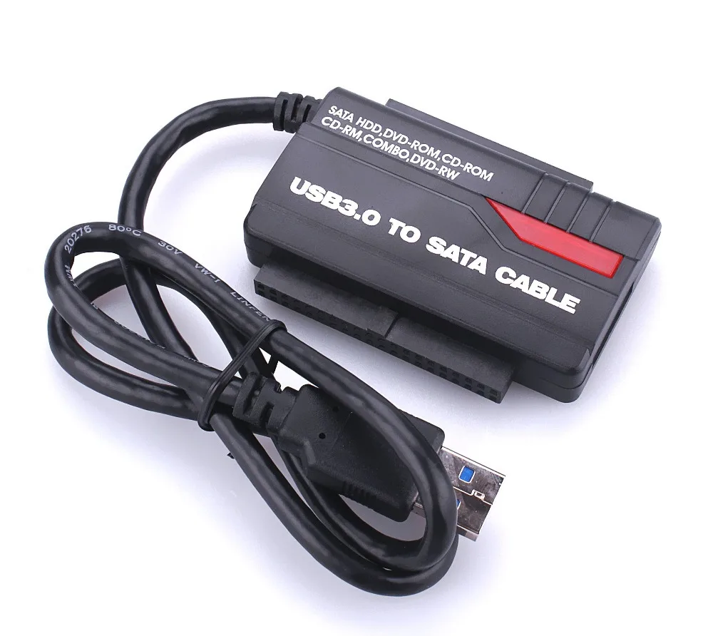 Free shipping!wholesale USB 3.0 to SATA/IDE HDD adapter DVD-ROM CD-ROM CD-RM COMBO DVD-RW |