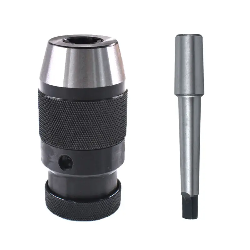 

1*Drill Chuck+1*MT1 Morse Taper B16 Rod Adapter Shaft Alloy + 45 Steel Mt1 Flat Tail 1-13mm
