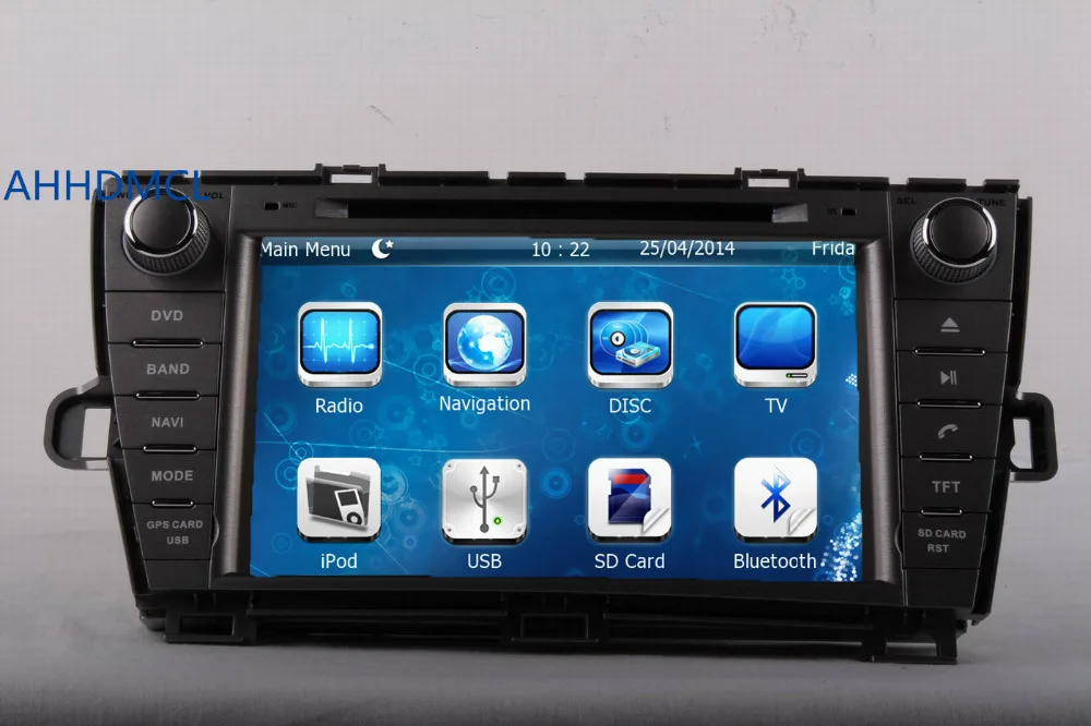 Perfect 2 DIN Car Multimedia Player Radio Audio DVD GPS For Toyota Prius Left Hand Drive 2009 2010 2011 2012 2013 2014 2015 2016 2017 0