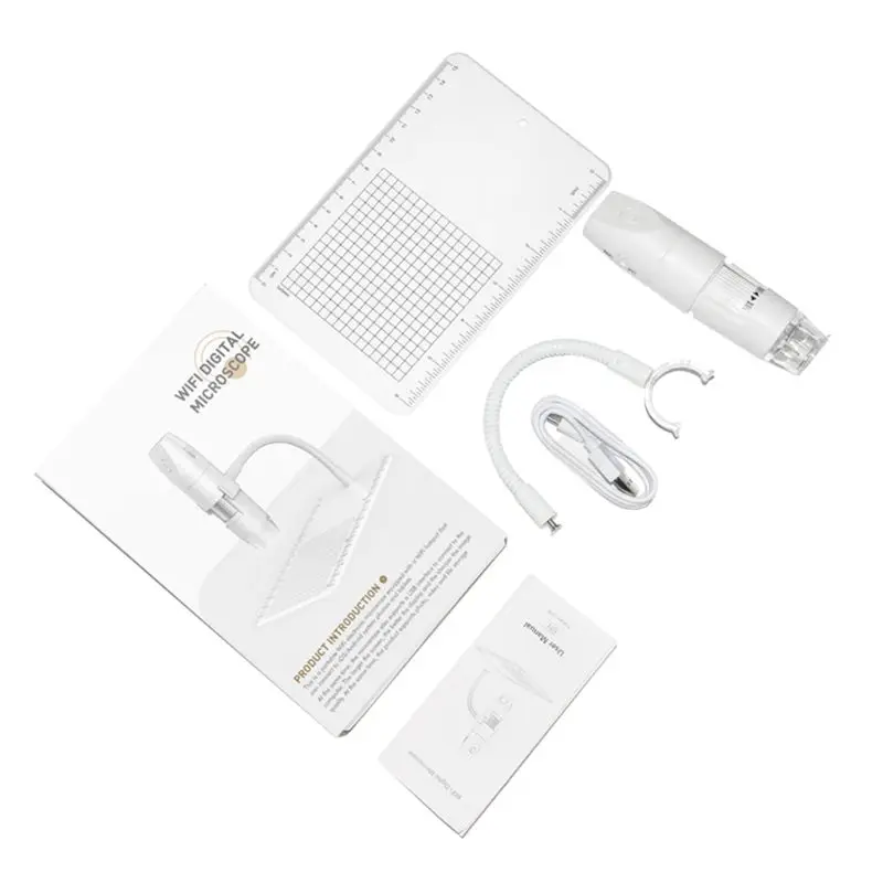 Беспроводной Цифровой Микроскоп 50X на 1000X с Wi Fi USB гибкий кронштейн для наблюдения