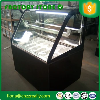 

1.8m length 10% discount durable use cake display cabinet refrigerator case freezer on promotation