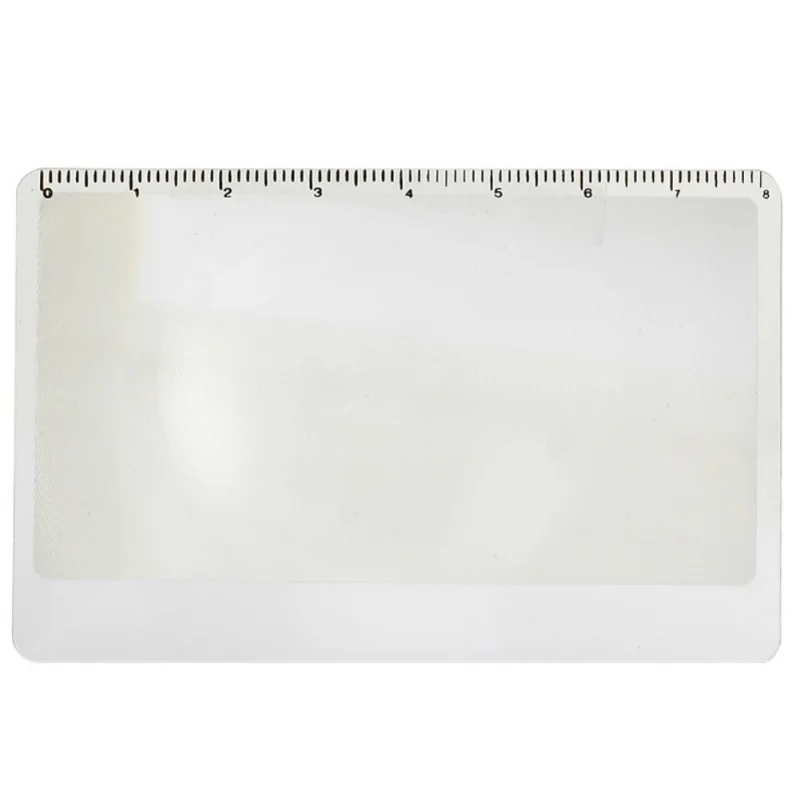 Rectangular Magnifier Magnifying Sheet Cards Portable Pocket Solar Igniter Fire Starter Outdoor Camping Travel