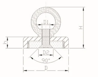 1 шт. D36mm N52 потянув крепление сильный Мощный Неодимовый спасательный магниты горшок с кольцом рыболовные снасти, морской спасательное оборудование