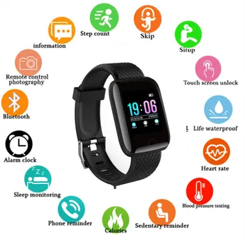 

Bluetooth Smart Watch Men Women Sports Bracelet Fitness Waterproof GPS Blood Pressure Smart Wristband For iPhone Android Phone