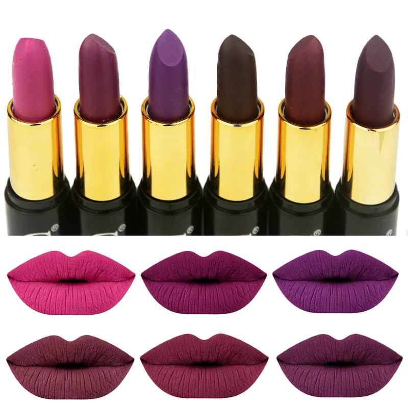 GORON брендовая косметика для губ 24 цвета сексуальная матовая помада ...
