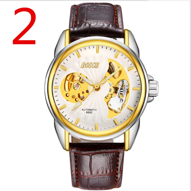 

Tourbillon men's mechanical watch automatic men's watch hollow waterproof fashion trend steel watch