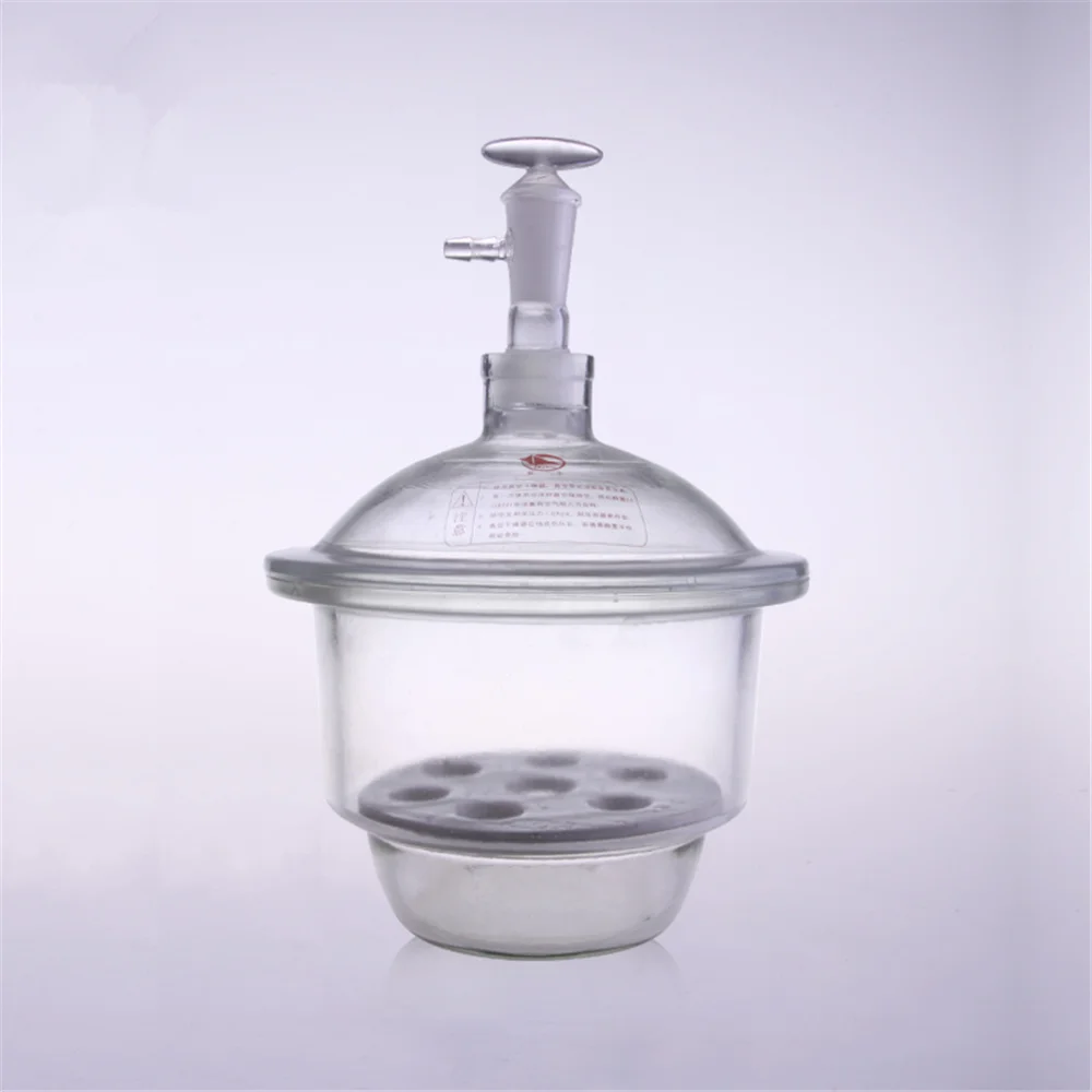 210mm Vacuum White Glass desiccator jar lab dessicator dryer Lab