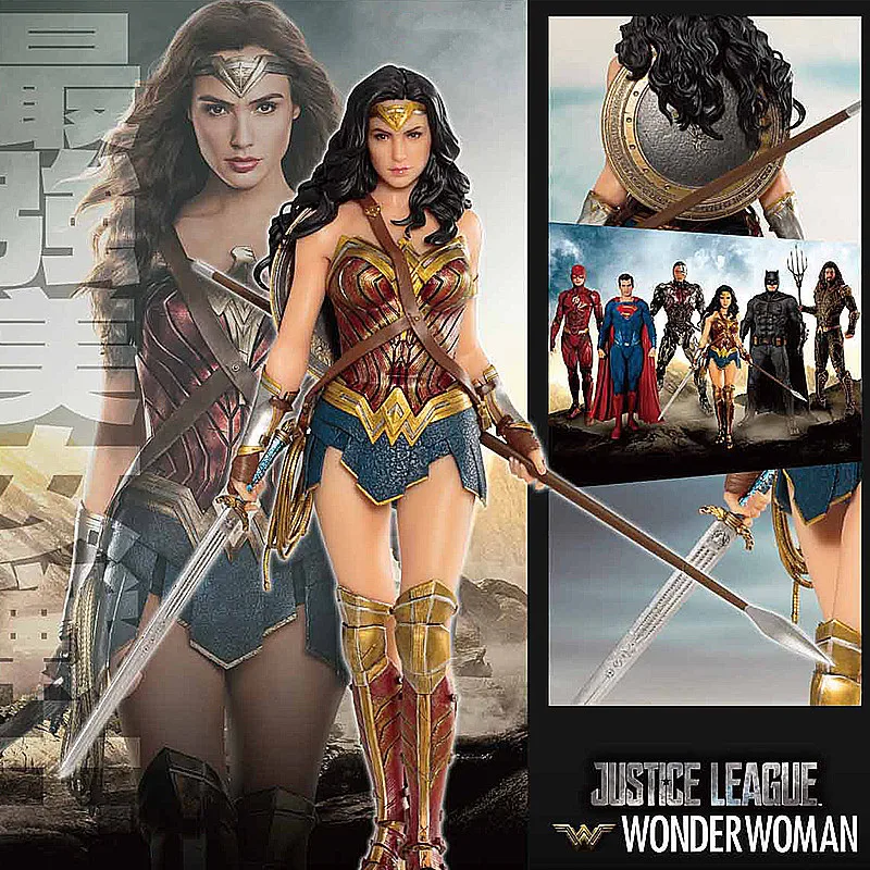 DC Heroes Wonder Woman фигурка игрушки кукла 19 см DC justice League ARTFX статуя Wonder Woman Коллекционная модель Фигурка Игрушки