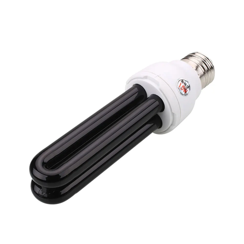 E27 2U 15 W ультрафиолетовые люминесцентные Blacklight Low Energy винт свет лампы 220 V|УФ-лампы