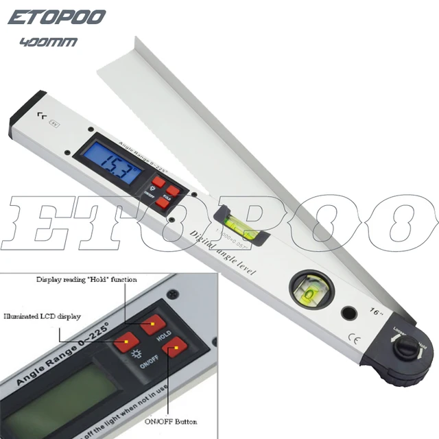 400mm 16inch Digital Protractor Digital angle level digital spirit
