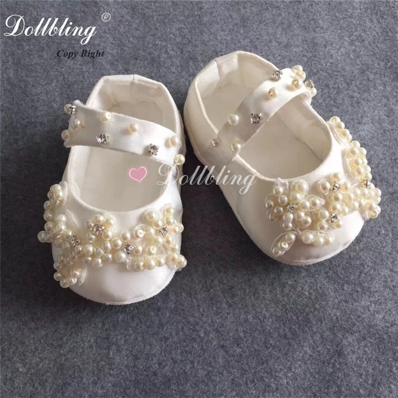 Luxus Palace Elegante Applique Patch Benutzerdefinierte Taufe Baby Schuhe  Perfekte Anlass Nähen Großen Diamant Erstaunliche Säuglingsschuhe| | -  AliExpress