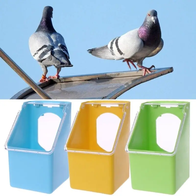 

Plastic Pigeons Water Feeder Parrot Hanging Drinker Pot Bird Cage Water Dispenser Food Container Budgie Cockatiel Pet Supplies