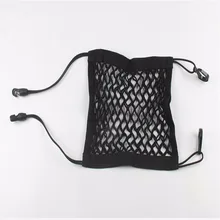 Универсальная автомобильная сетка для хранения автомобильные карманные багажные крючки Органайзер сумка для сиденья эластичный нейлоновый сетчатый мешок с 4 пластиковыми крючками