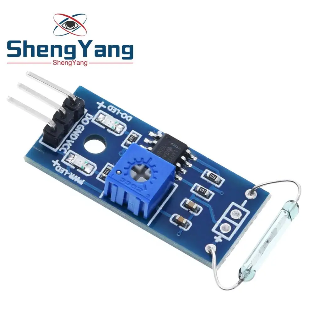 

ShengYang G123-08 Dry reed pipe sensor module magnetron module dry reed switch magnetic control switch for Arduino