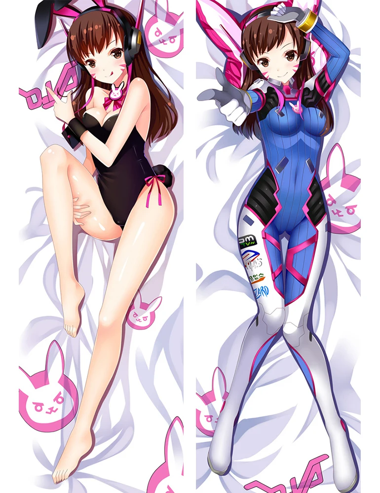 2017 обновленная японская аниме otaku Dakimakura герой ow D.Va Чехол для подушки
