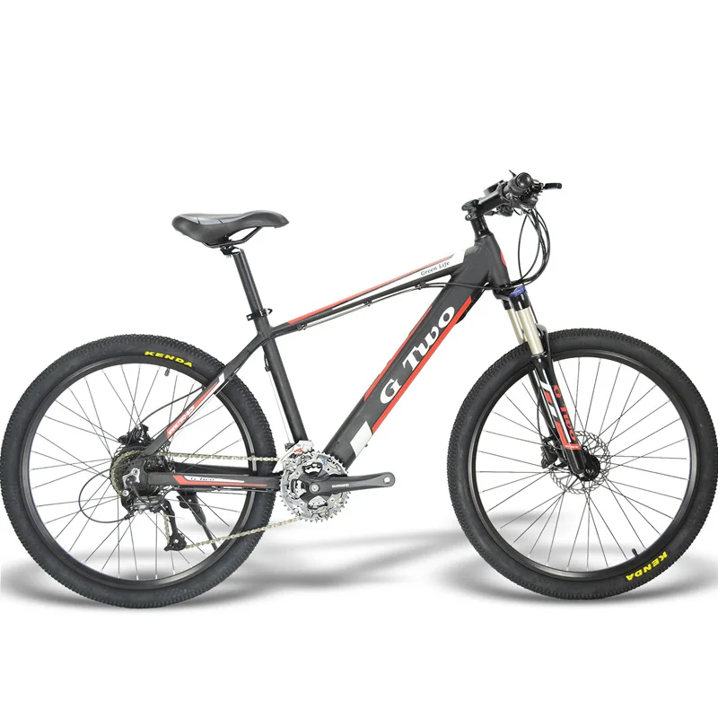 G8 26 pulgadas batería oculta bicicleta eléctrica, 48 V 350 W, marco de aleación de aluminio, freno de disco, bicicleta de Montaña E de 21 velocidades